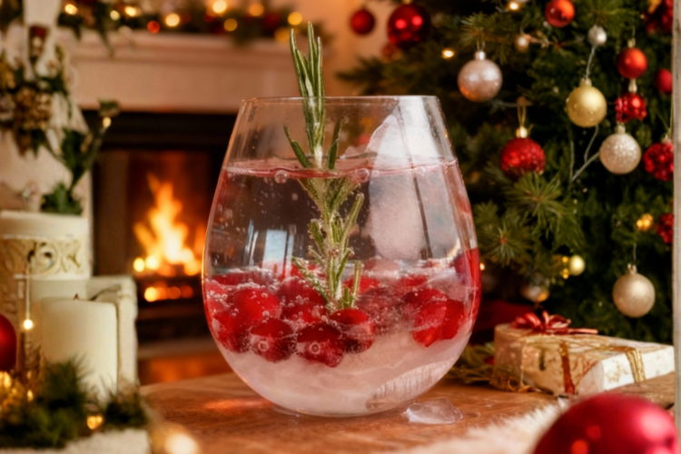 snow globe cocktail​