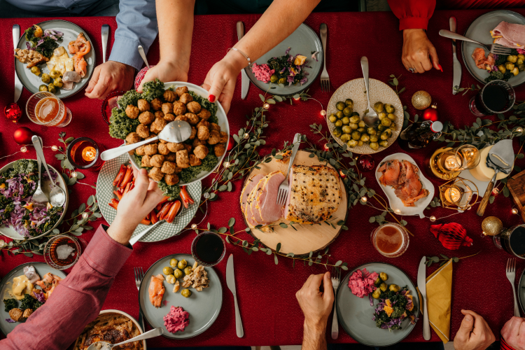 Christmas party food