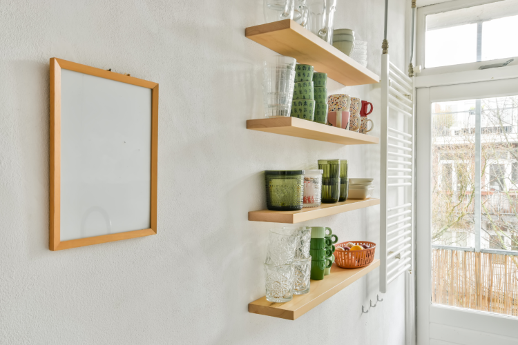 diy floating shelves​