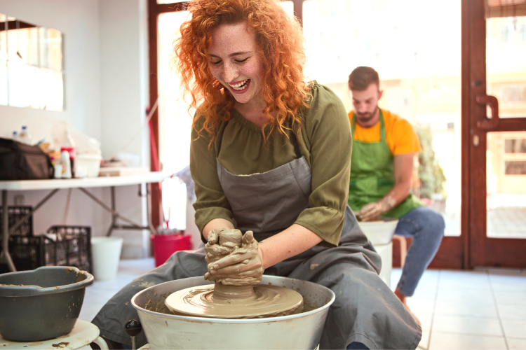 pottery making