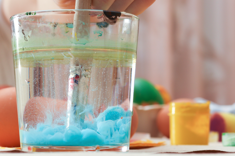 Cleaning a Mineral Spirits Cup