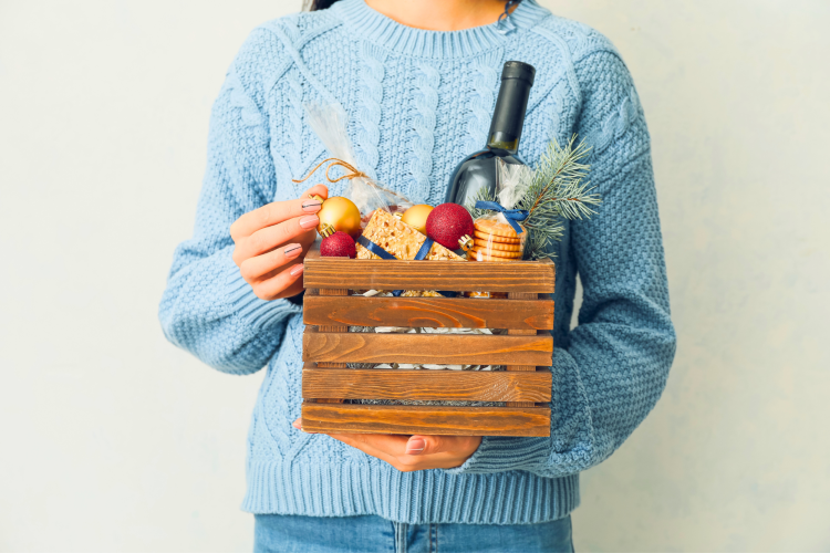 Mimosa Breakfast Gift Basket