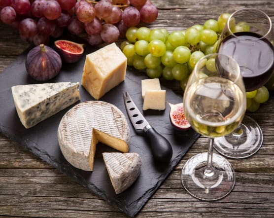 Book a live-streaming virtual wine and cheese tasting