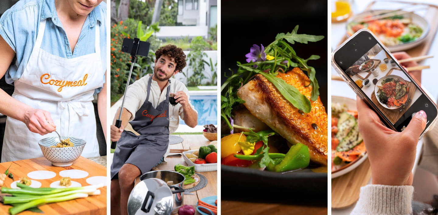 Influencer and blogger partnerships with Cozymeal