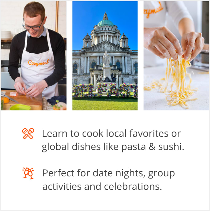 See our selection of cooking class menus in Belfast, Northern Ireland, UK
