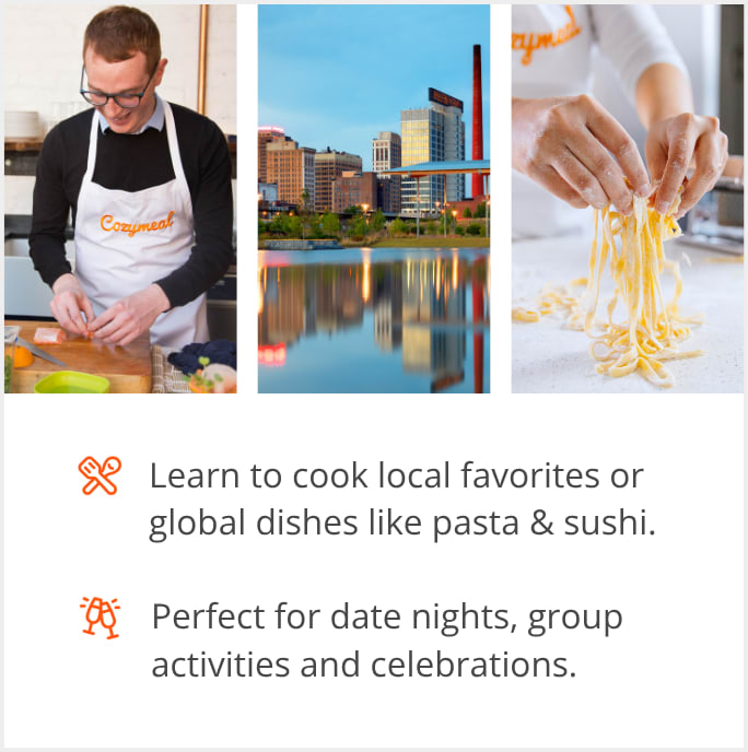 See our selection of cooking class menus in Birmingham, AL
