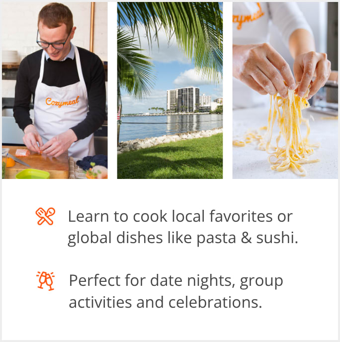 See our selection of cooking class menus in Cape Coral, FL
