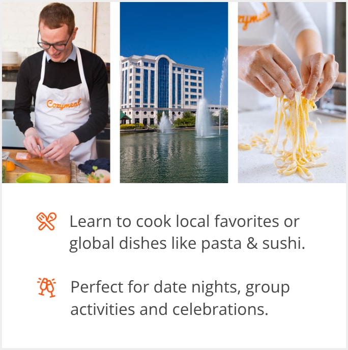 See our selection of cooking class menus in Newport News, VA