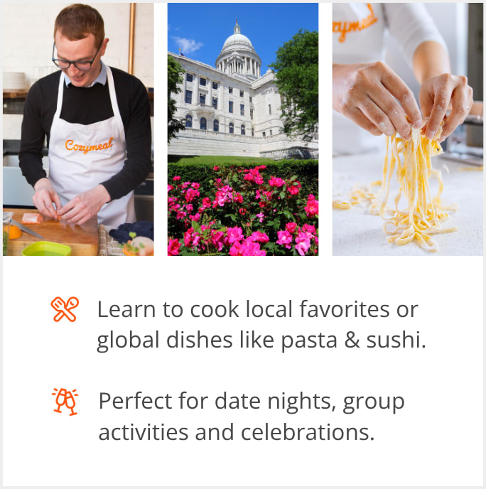 See our selection of cooking class menus in Providence, RI