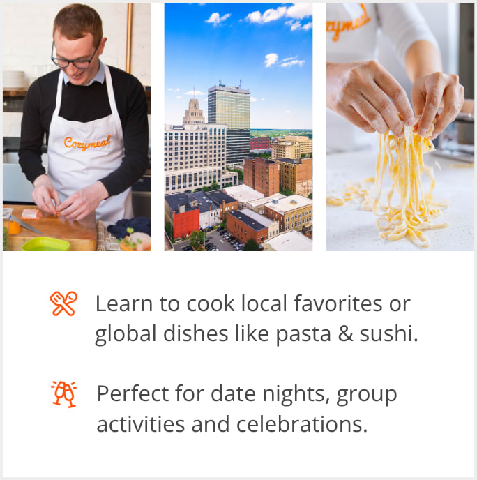 See our selection of cooking class menus in Winston Salem, NC