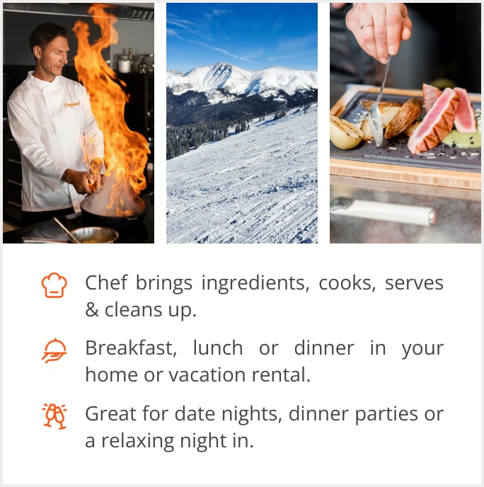 See our selection of private chef menus in Winter Park, 