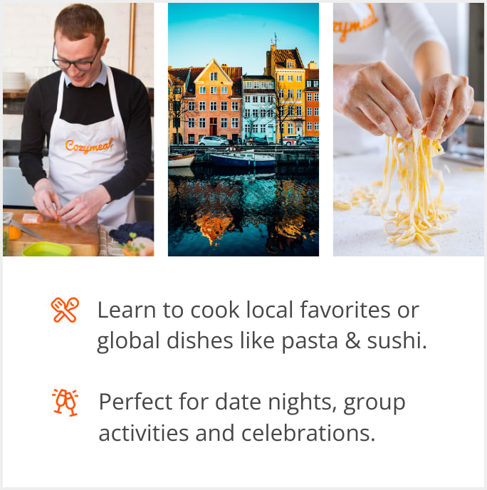 See our selection of cooking class menus in Copenhagen, Denmark