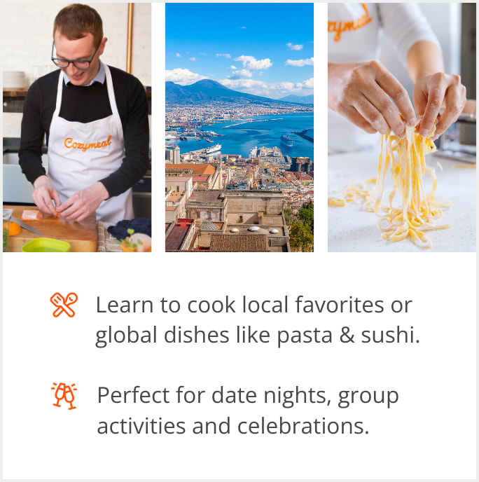 See our selection of cooking class menus in Naples, Italy