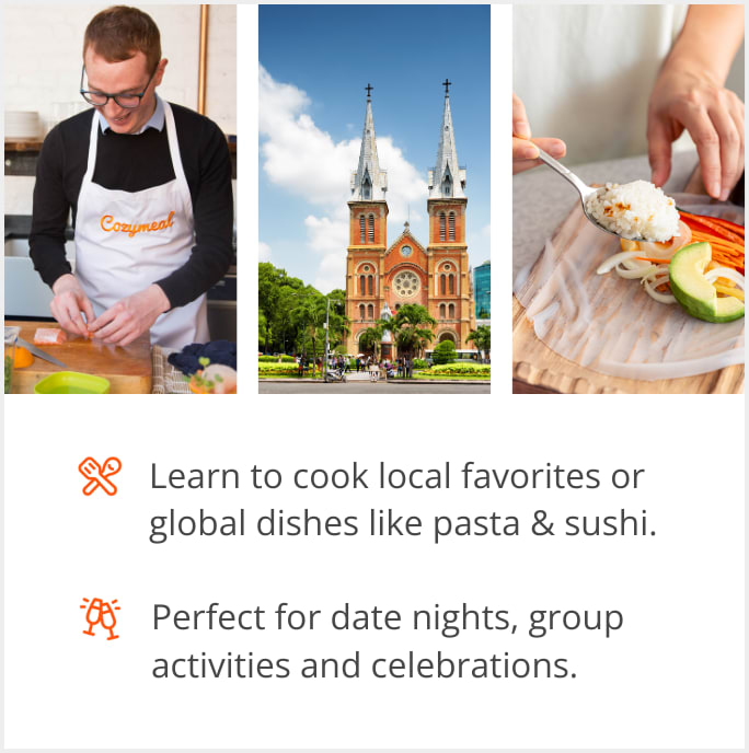 See our selection of cooking class menus in Saigon, Vietnam
