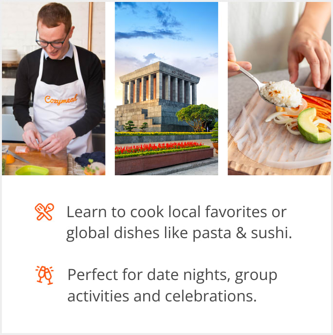 See our selection of cooking class menus in Hanoi, Vietnam