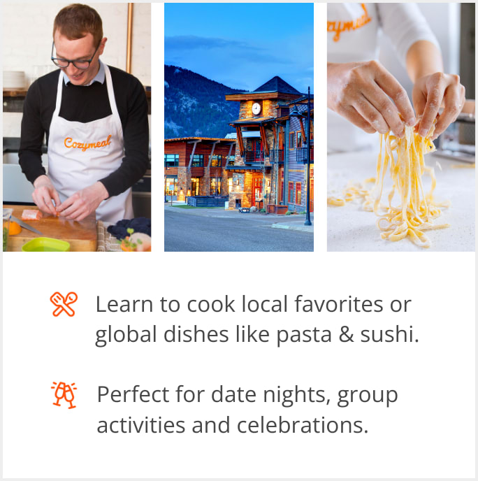 See our selection of cooking class menus in Big Sky, 