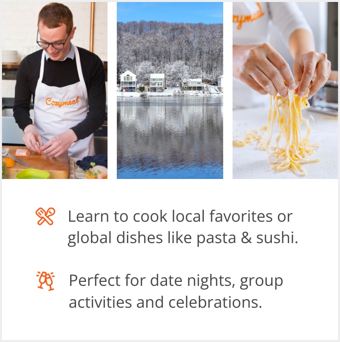 See our selection of cooking class menus in Brighton, 