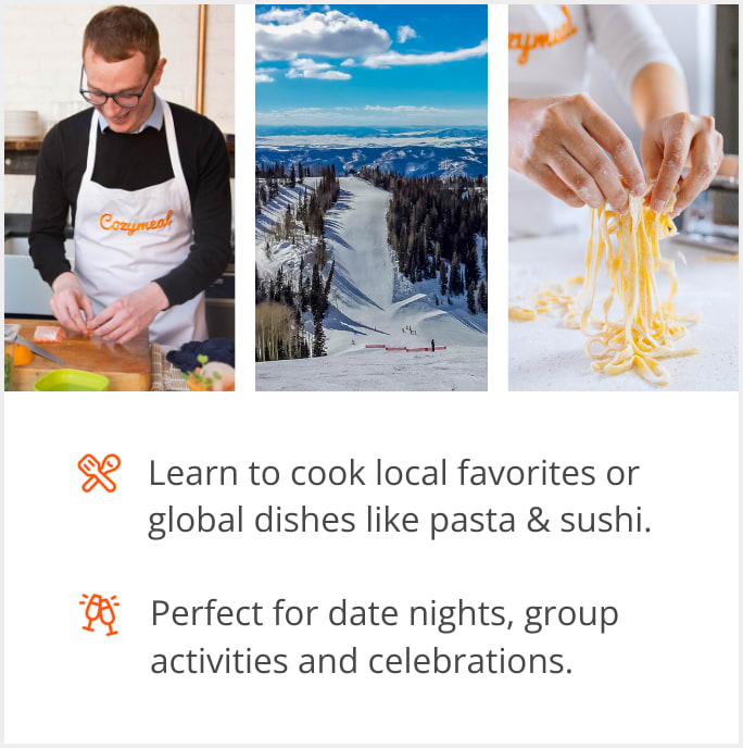 See our selection of cooking class menus in Steamboat Springs, 