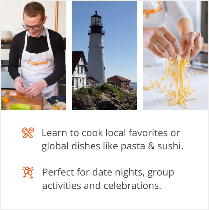 See our selection of cooking class menus in Portland, 