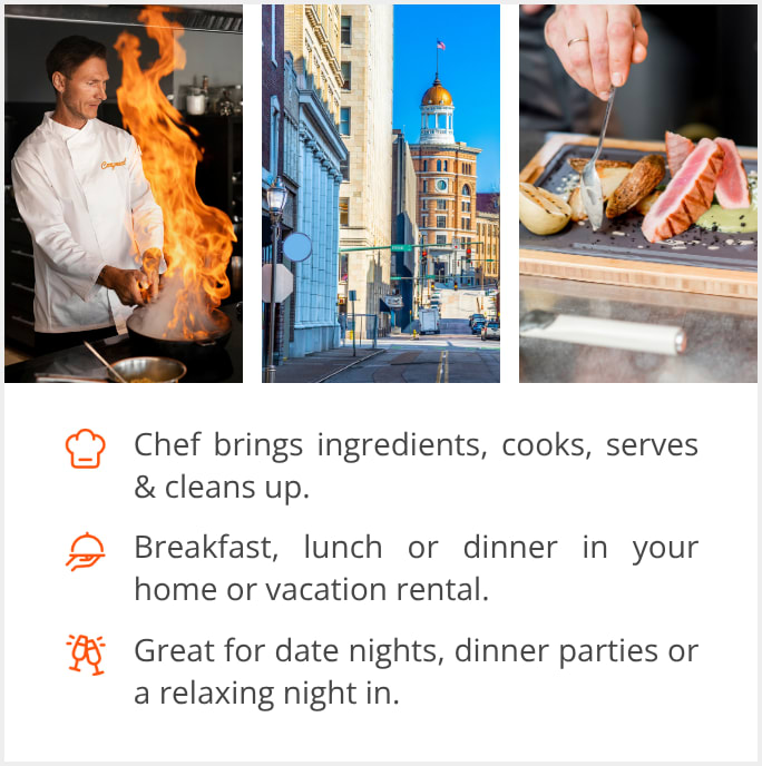 See our selection of private chef menus in Chattanooga, TN