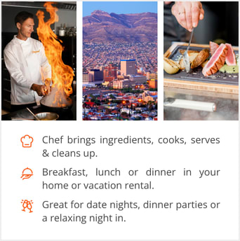 See our selection of private chef menus in El Paso, TX