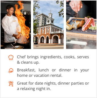 See our selection of private chef menus in Fayetteville, NC