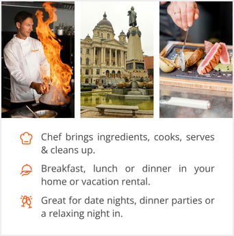 See our selection of private chef menus in Syracuse, NY
