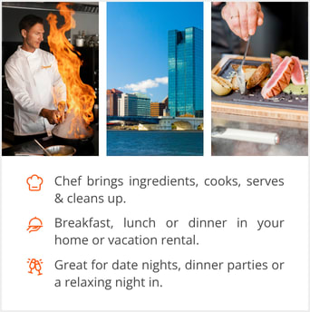 See our selection of private chef menus in Toledo, OH