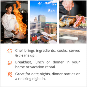 See our selection of private chef menus in Winston Salem, NC