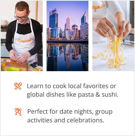 See our selection of cooking class menus in Perth, Australia (WA)