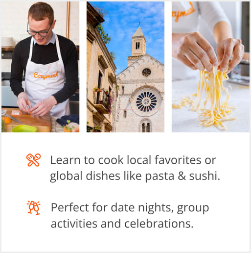 See our selection of cooking class menus in Bari, Italy