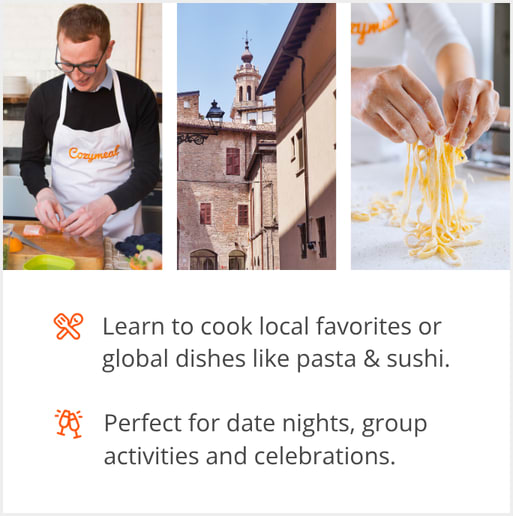 See our selection of cooking class menus in Parma, Italy