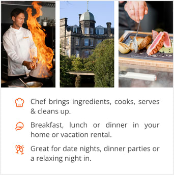 See our selection of private chef menus in Harrogate, England, UK