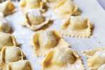 homemade butternut squash ravioli Shot