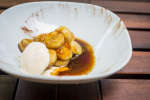 yolande twisted bananas foster with vanilla ice cream | Classpop Shot