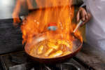 bananas foster in flames | Classpop Shot