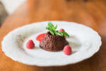 chocolate raspberry souffle | Classpop Shot