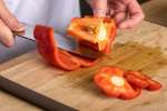 chef slicing a red pepper | Classpop Shot