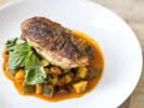 Team Building - Connecting Over Classic French Fare in Denver: chicken and ratatouille