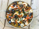 Team Building Cooking Class - Seafood Paella Workshop in Austin: seafood paella