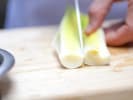 Cooking Class - Unique Japanese Snacks in Washington, D.C.: slicing leeks
