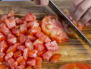 Cooking Class - Simple and Idyllic Italian: chopping tomatoes