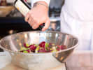 Market Tour + Cooking Class - Seasonal Italian Pasta in San Francisco: dressing a salad