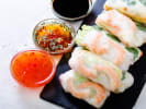 Cooking Class - Fun with Asian Flavors in Dallas: shrimp spring rolls