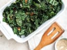 Team Building Cooking Class - California Classics in San Jose: garlic toasted kale