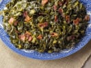 Technique Class - A Night of Great BBQ: collard greens