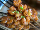 Cooking Class - New American Seafood: shrimp skewers