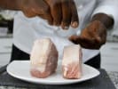 Cooking Class - Robust Italian Bistro: salting pork