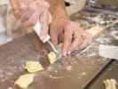 Cooking Class - Seasonal Ravioli from Scratch in Downtown Seattle: cutting ravioli