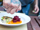 Cooking Class - Impressive Vegan Plates in Brooklyn: plating roasted beets